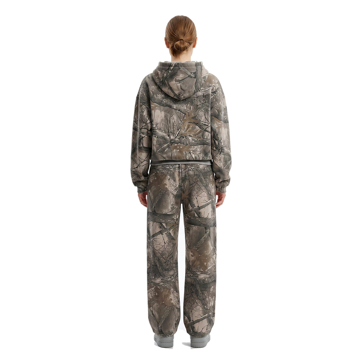 Camo Two-Piece Set — pullover back view