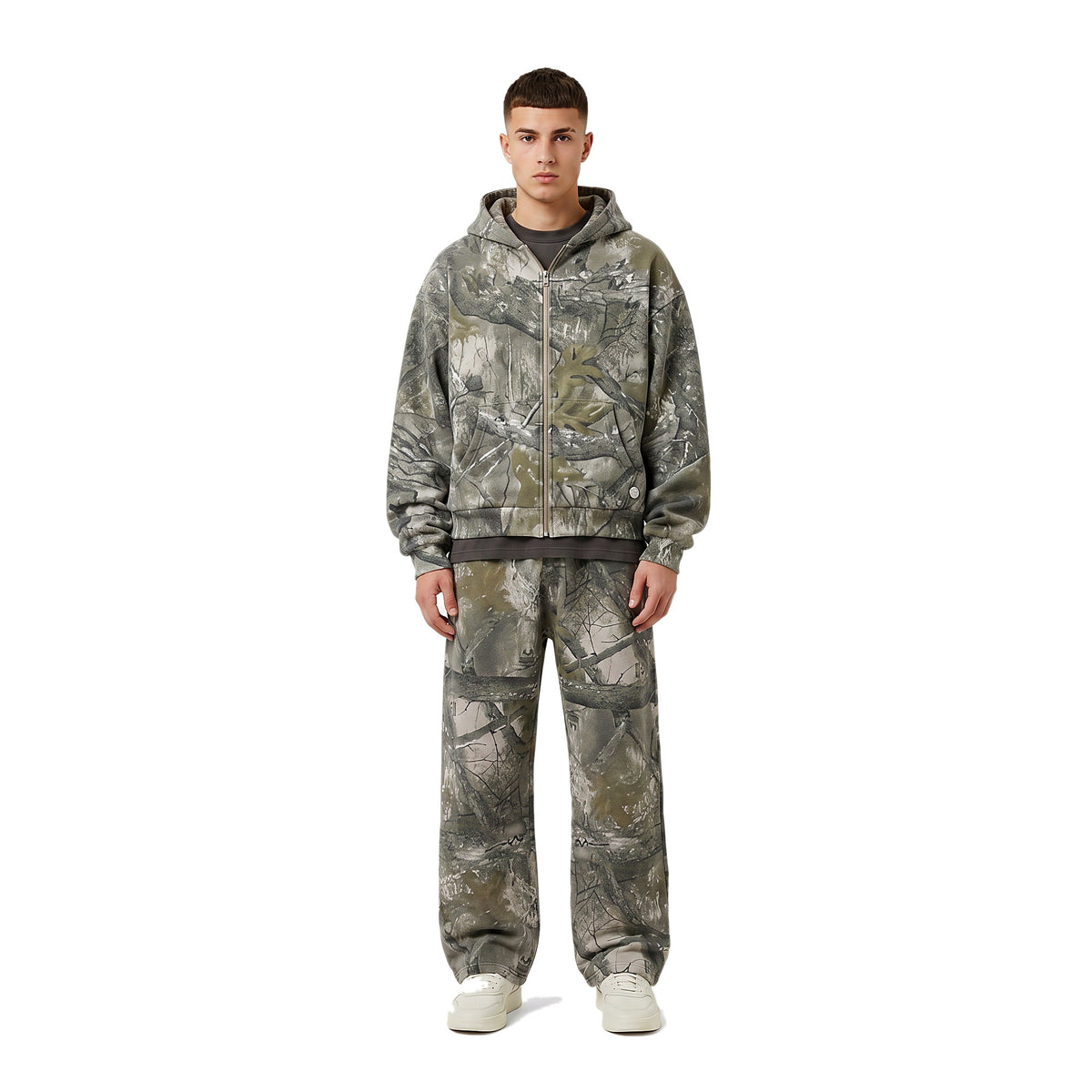 Camo Two-Piece Set zip — male