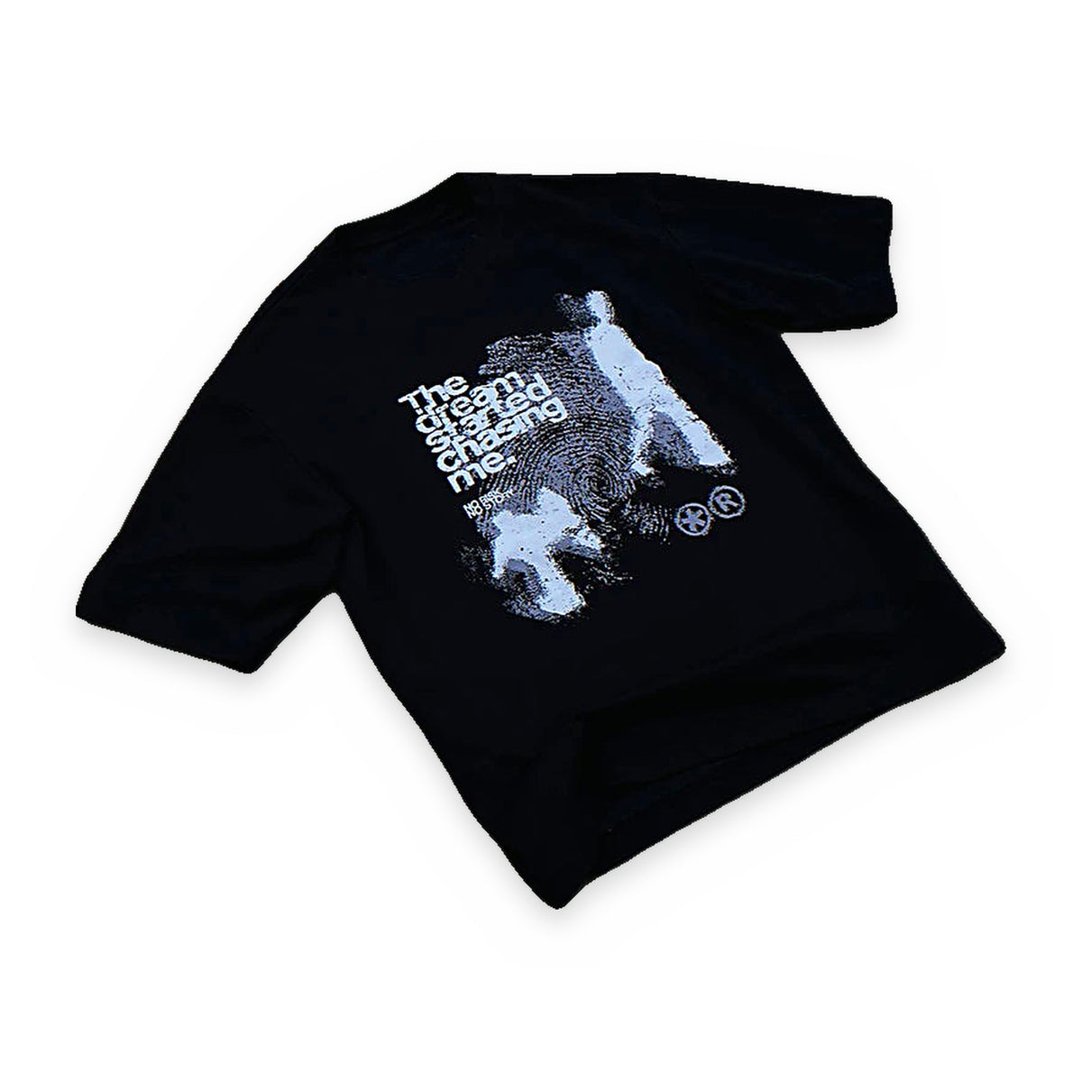 The Dream Started Chasing Me graphic tee — detail view
