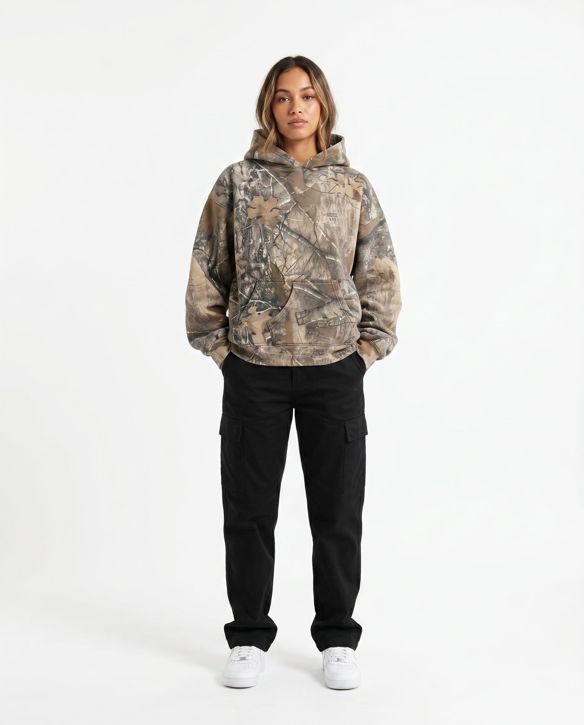 Camo Hoodie pullover — female