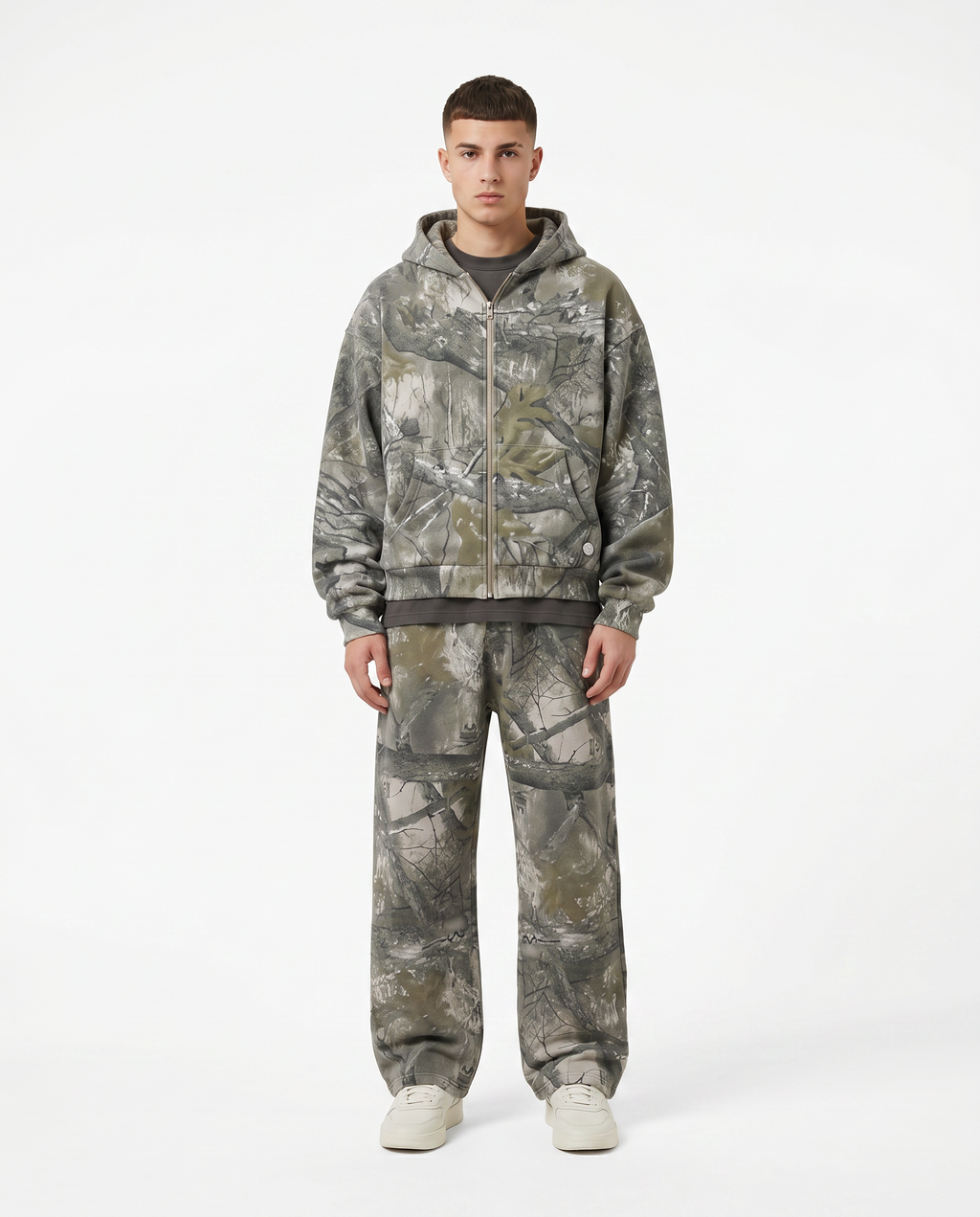 Camo Two-Piece Set zip — male