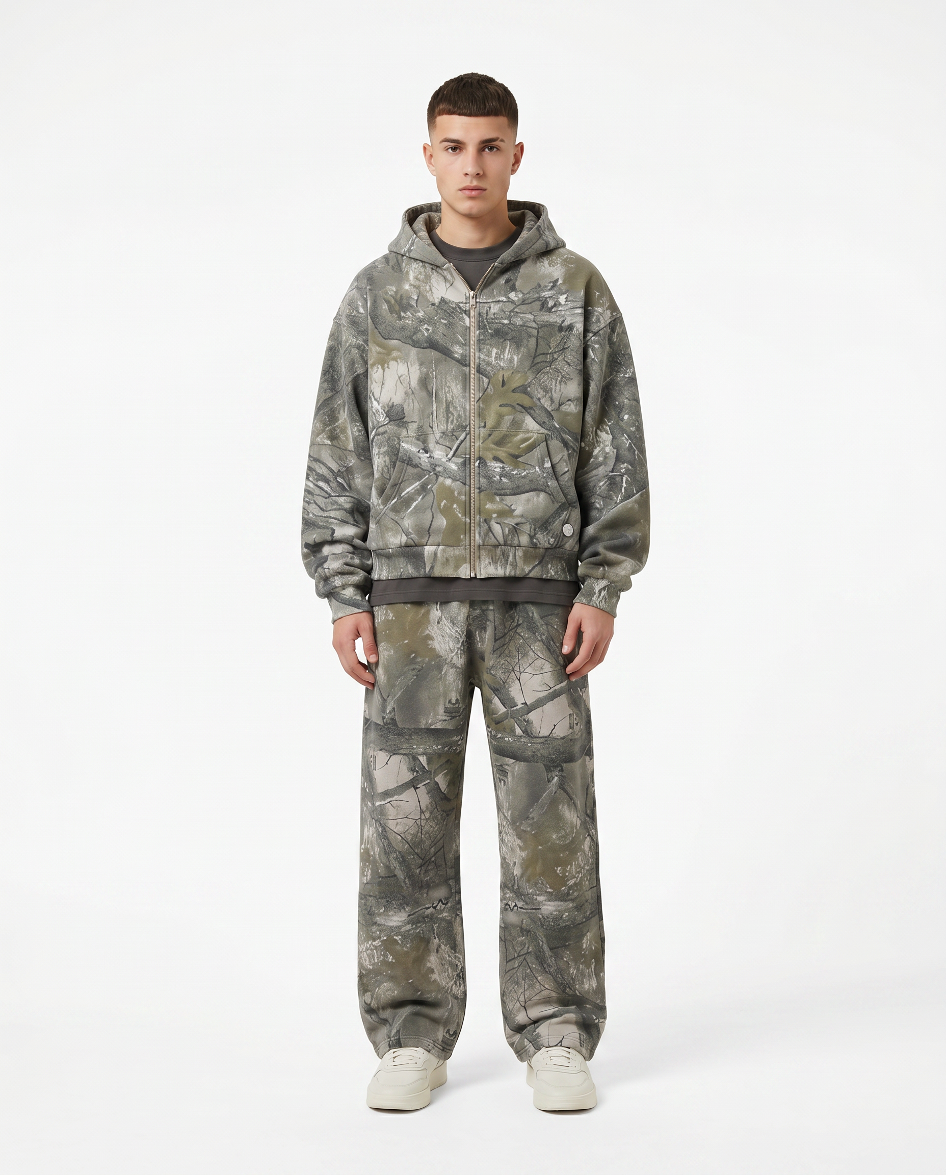 Camo Two-Piece Set zip — male