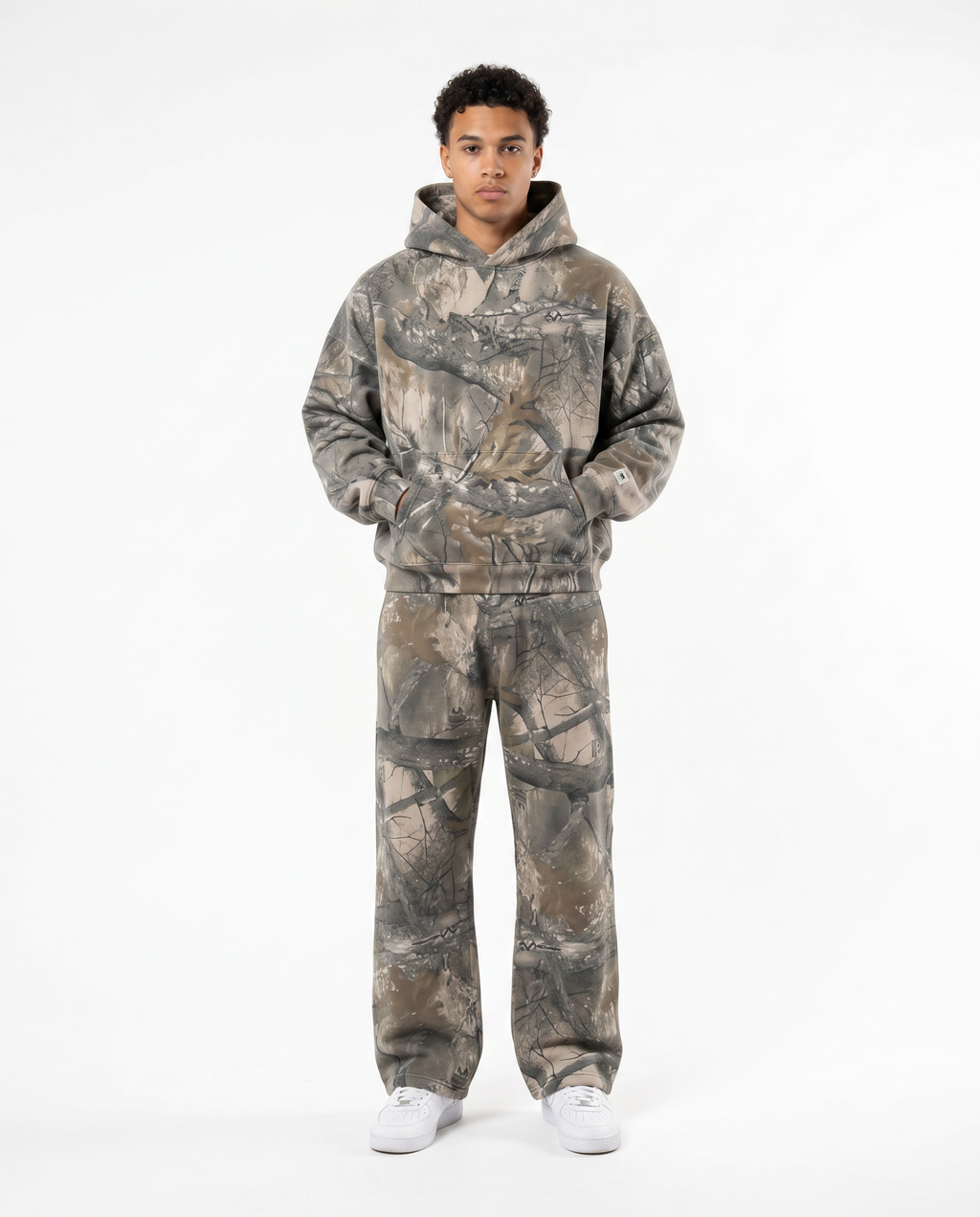 Camo Two-Piece Set pullover — male