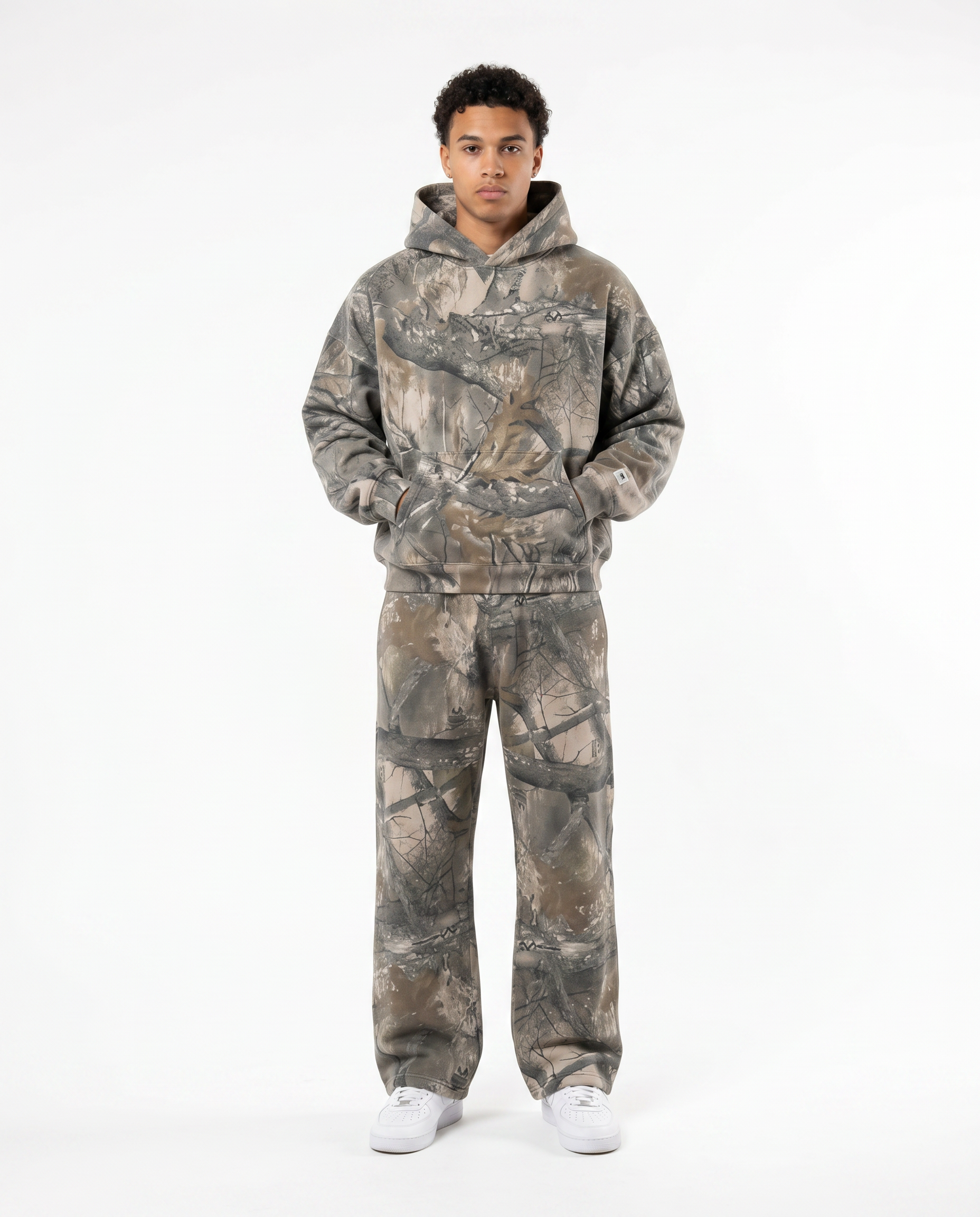 Camo Two-Piece Set pullover — male