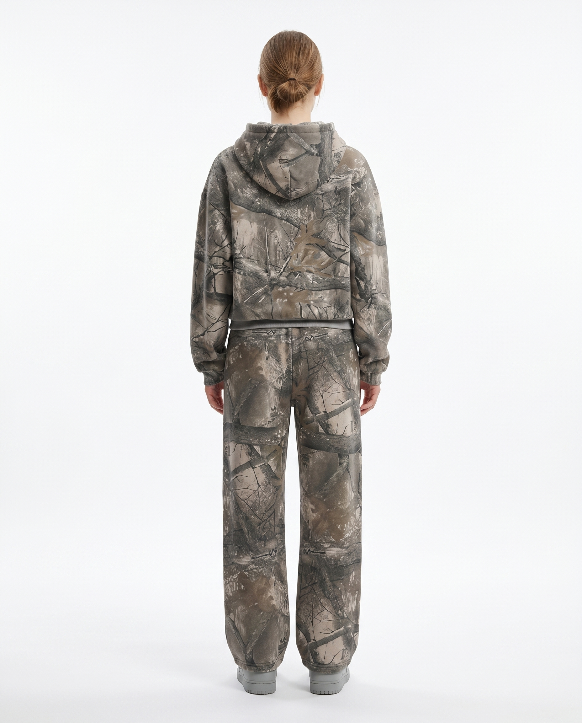 Camo Two-Piece Set — pullover back view