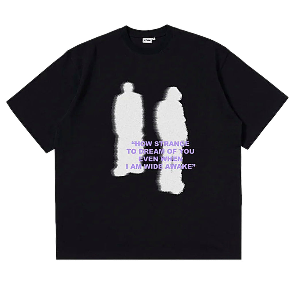 How Strange To Dream Of You oversized tee — detail view