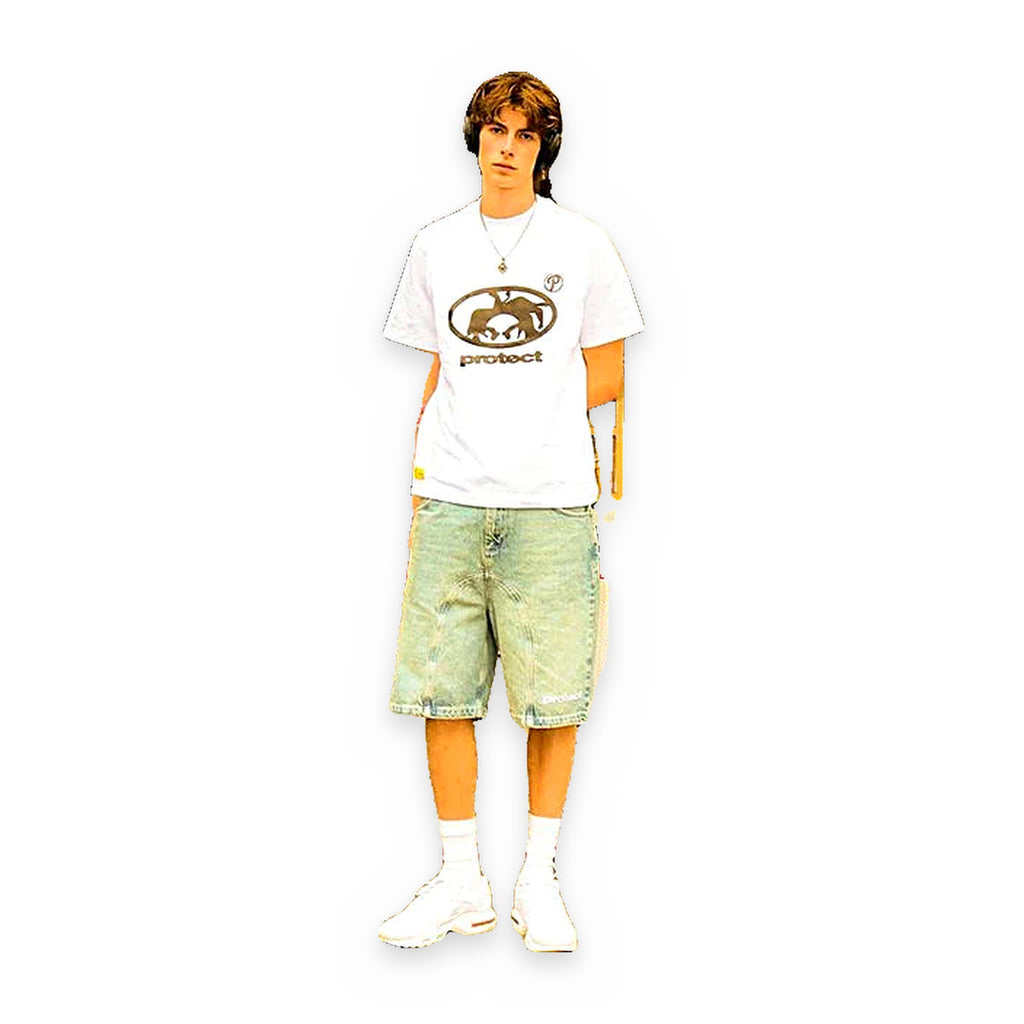 Protect oversized graphic tee — product view